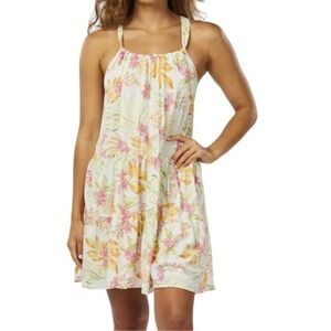 Rip Curl Sun Dance Cover Up Mini Dress, White, Medium